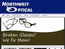 Tablet Screenshot of northwestoptical.net